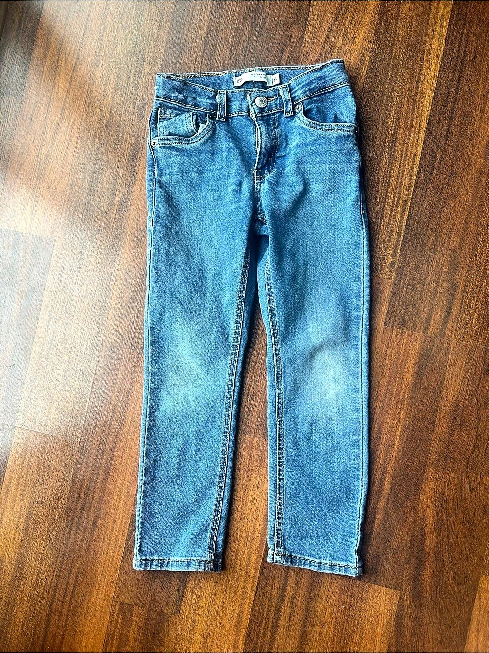 Levi's Boys 511 Slim Fit Performance Jeans Kids Jeans Blue Size 6